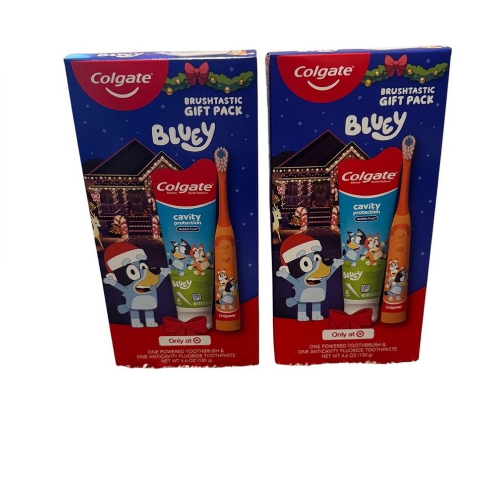 Colgate Bluey Toothbrush Gift Pack Bundle Lot of 2